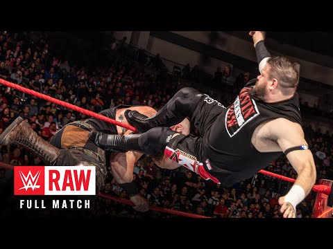 FULL MATCH — Kevin Owens vs. Braun Strowman — Universal Championship Match: Raw, Jan. 30, 2017