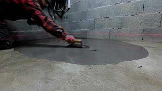 faire soi même un ragréage sur du béton , MAUVAISE idée 