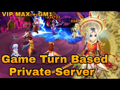 Game Turn Based P-Server VIP Max + GM 1 - Free Hero UR + Free Yuan Cuppon