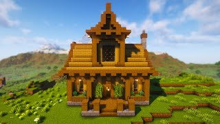 Minecraft: How to Build a Spruce House!