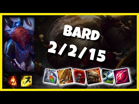EU Challenger Bard SUPPORT (2/2/15) vs NAUTILUS Gameplay Replay - Patch 10.18