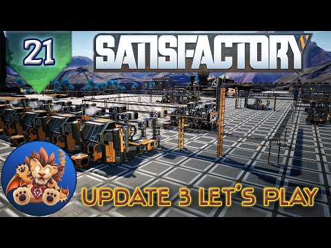 Satisfactory Update 3 - Crystal Computers - Circuit Boards - Crystal Oscillators - Let's Play - EP21