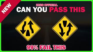 DMV Road Signs Quiz 2026: Top 40 Real Road Sign Questions to Pass Your Test