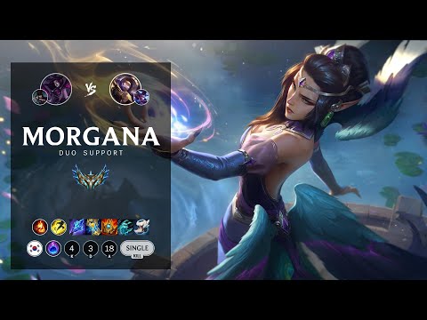Morgana Support vs Blitzcrank - KR Challenger Patch 12.10
