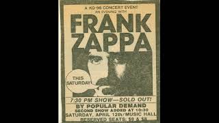 Frank Zappa - 1980 04 12 (L)  - Omaha NE
