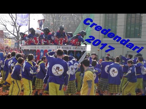 Credendari e battaglia arance 27 febbraio - Carnevale Ivrea 2017