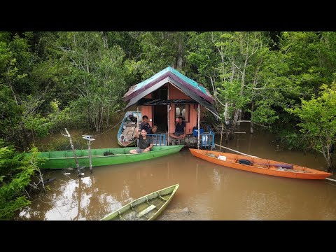 4 HARI 3 MALAM BERMALAM DI PONDOK SAAT AIR PASANG TINGGI | BERBURU TOMAN MONSTER & BAUNG RAWA LIAR