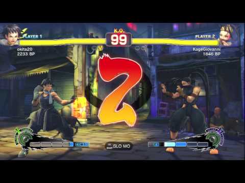 SSFIV PSN Ranking: KageGiovanni (Ibuki) vs okita20 (Makoto)