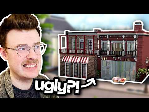 renovating Willow Creek's UGLY community lots in The Sims 4