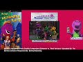 For Barney S Halloween Party Credits Comparison Screener Vs Final Version