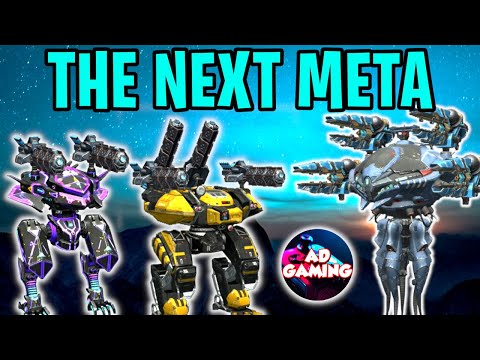 [WR] 💥 New Strong Heavy Machine Gun NUCLEON Different Builds | War Robots Test Server Gameplay