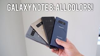 Samsung Galaxy Note8: All Colors Comparison!