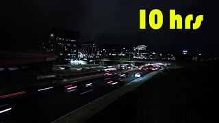 10 Hours of Highway Traffic Sounds | Highway Traffic White Noise for Sleeping | Cityscape
