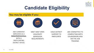 Kent State University Registered Apprenticeship | Pathway 2 Teach Student Information Session
