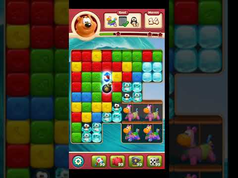 Toon Blast Level 2923 NO BOOSTERS - A S GAMING ✔