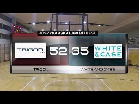 Trigon vs White&Case  - XII kolejka - I Liga Warszawa - Koszykarska Liga Biznesu