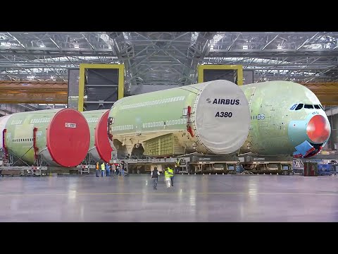 Inside Europe Most Advanced Factory Assembling Gigantic Airbus A380 - Assembly Line