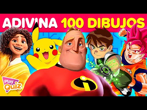 ¿Cuántos personajes podrás adivinar? 🦸🖍️🤔| Adivina la caricatura - PlayQuiz Trivia