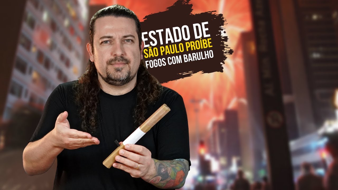 Nova Lei proíbe no Estado de São Paulo fogos de artifício com barulho