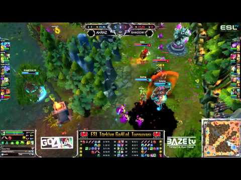 ESL Go4LoL 55. Hafta - Ahraz Esports vs. Shadow Impact (Emre"Sidiouss"Ürük ve İlker"Razorblades"K