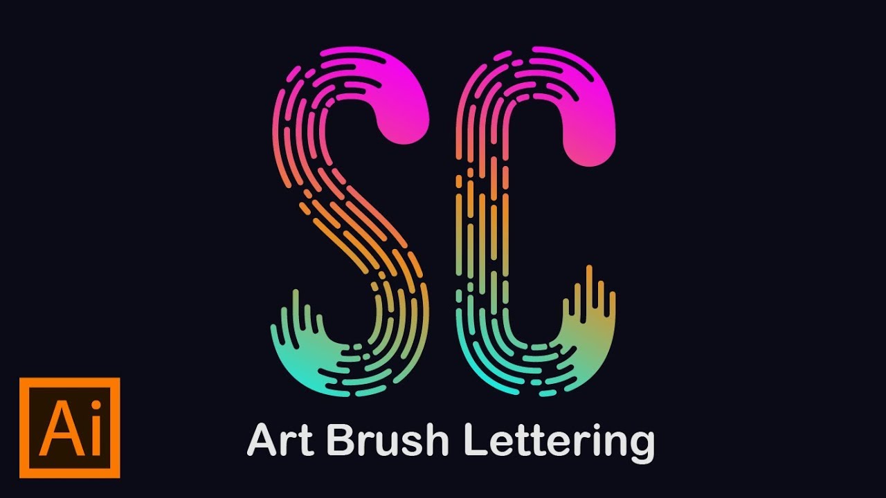 Brush Lettering Art - Adobe Illustrator Tutorial