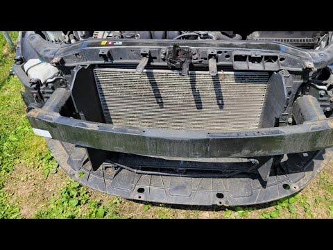 hyundai elantra radiator support removal & install