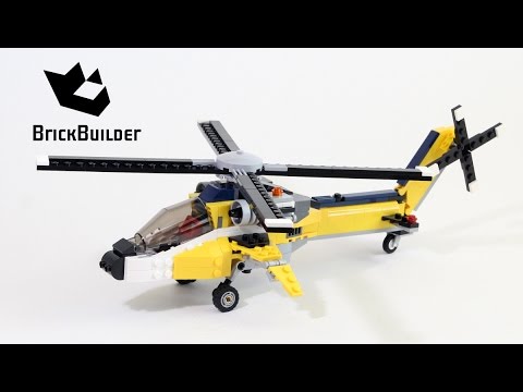 Vidéo LEGO Creator 31023 : Les bolides jaunes