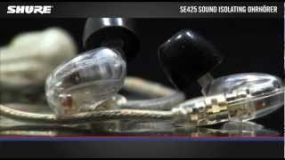 Video thumbnail for SE425 Sound Isolating Ohrhörer by Shure DACH