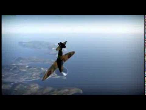 -War thunder ONLINE DOGFIGHT- Spitfire mkIIa(BassToss) Vs Bf109 E-1(Player)