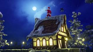 Merry Christmas and Happy New Year 2023 width Santa Claus