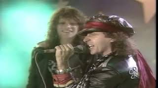 Bon Jovi with Cinderella &amp; Scorpions   Hound Dog Moscow 1989