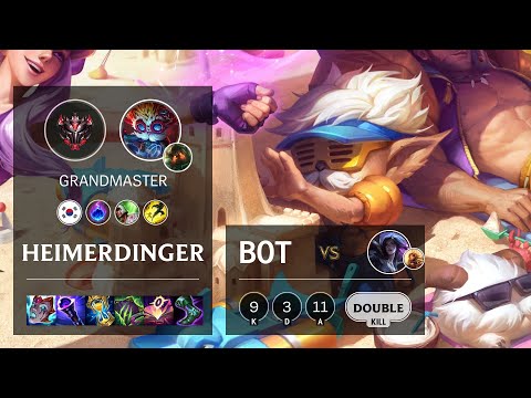 Heimerdinger Bot vs Kai'Sa - KR Grandmaster Patch 10.25