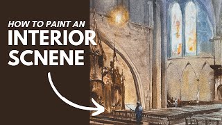 Interior Watercolor Painting - 3 Keys to Success