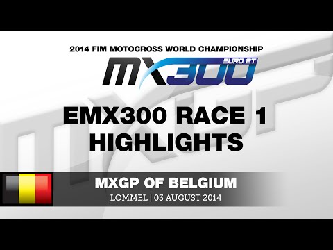 EMX300 of Belgium 2014 Race 1 Highlights - Motocross
