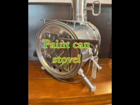 Homemade Paint Can Stove