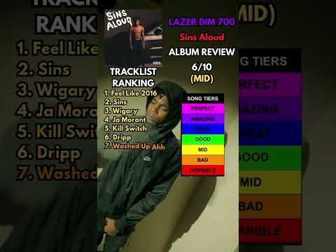 Lazer Dim  700 -  Sins  Aloud  Album Review  | Hot or Not? 🔥 #shorts #lazerdim700 #albumreview