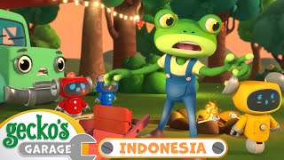 Download lagu Bencana saat Berkemah, Gecko Menyelamatkan Hari! | Garasi Gecko | Kartun Anak-Anak mp3