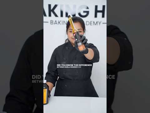 Essence vs Extract: Vanilla Secret Every Baker Should Know! #bakingeducation #vanilla #trend