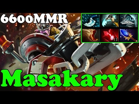 Dota 2 - Masakary 6600 MMR Plays Timbersaw vol 12 - Ranked Match Gameplay