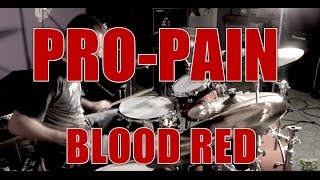 PRO-PAIN - Blood red - drum cover (HD)