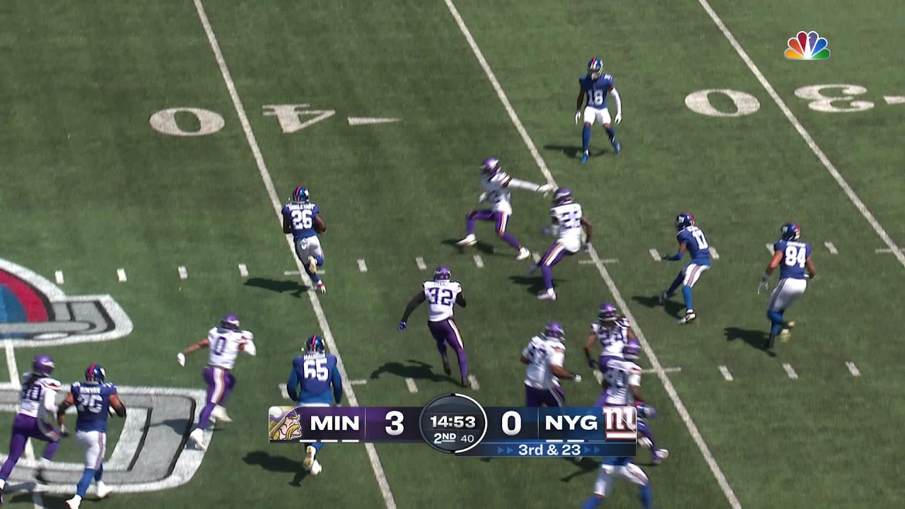 Devin Singletary running loose!