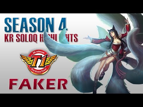 SKT T1 Faker - Ahri vs Ziggs - KR SoloQ Highlights