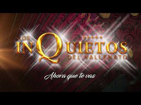 Ahora Que Te Vas, Los Inquietos Del Vallenato -Audio