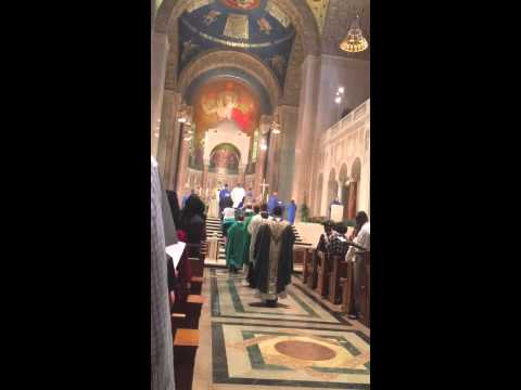Processional at the Basilica of the National Shrine of the Immaculate Conception, Washington,DC