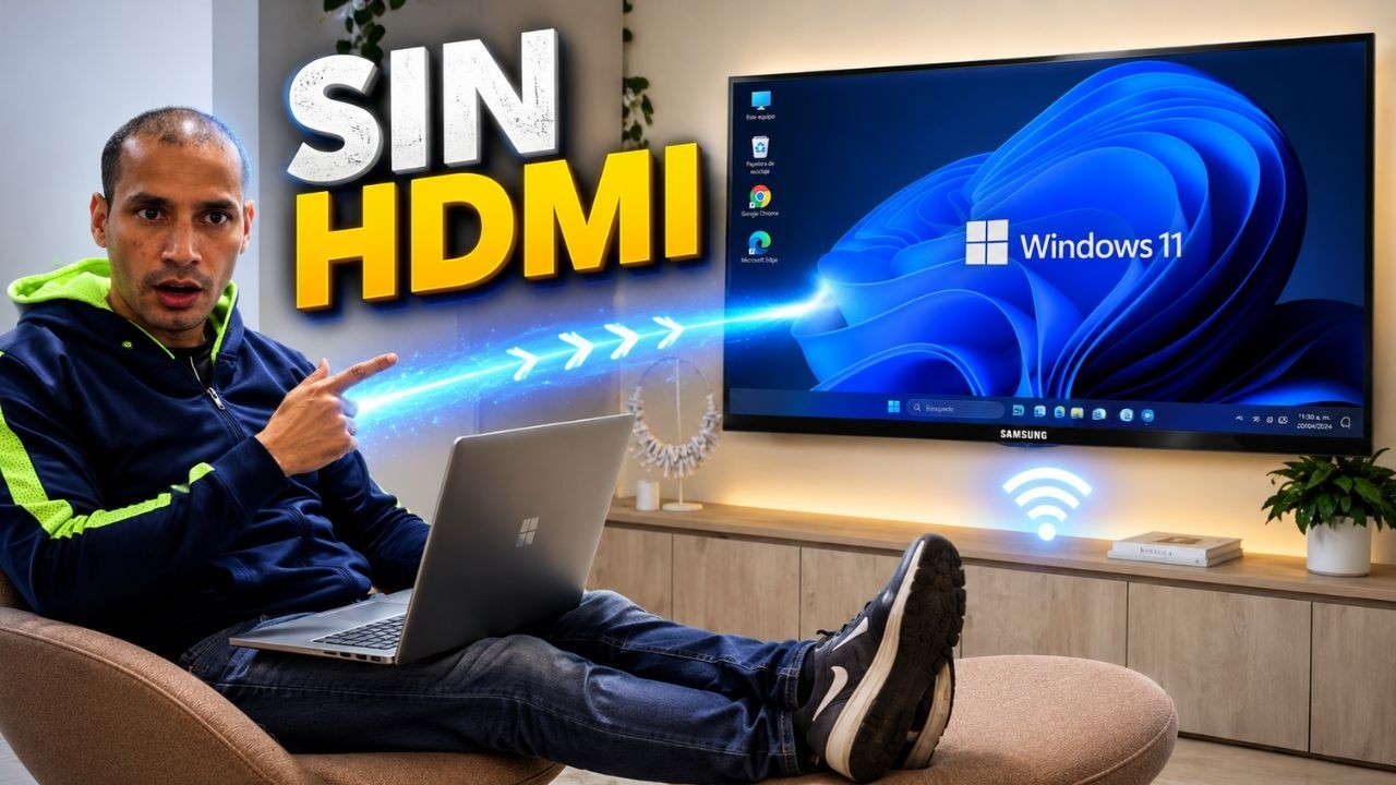 Compartir Pantalla Windows 11 Smart TV Samsung