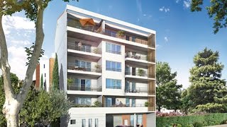 preview picture of video 'Le 5 Avenue de Nice - Les 2 Roses - Programme Immobilier Neuf Gardanne (13120) - URBAT Marseille'