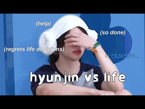 Hwang Hyunjin being done with life for 6 minutes and 30 seconds.
