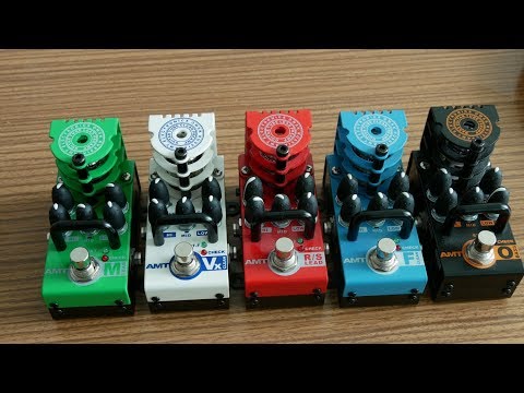 Gear Review: AMT Brick Preamps - tiny thing huge sound (F Clean, Vx Clean, O Bass, M Lead, R\S Lead)