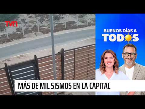 1.389 sismos: La zona de Santiago donde no para de temblar | Buenos días a todos