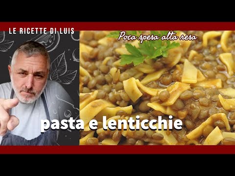 PASTA E LENTICCHIE alla napoletana